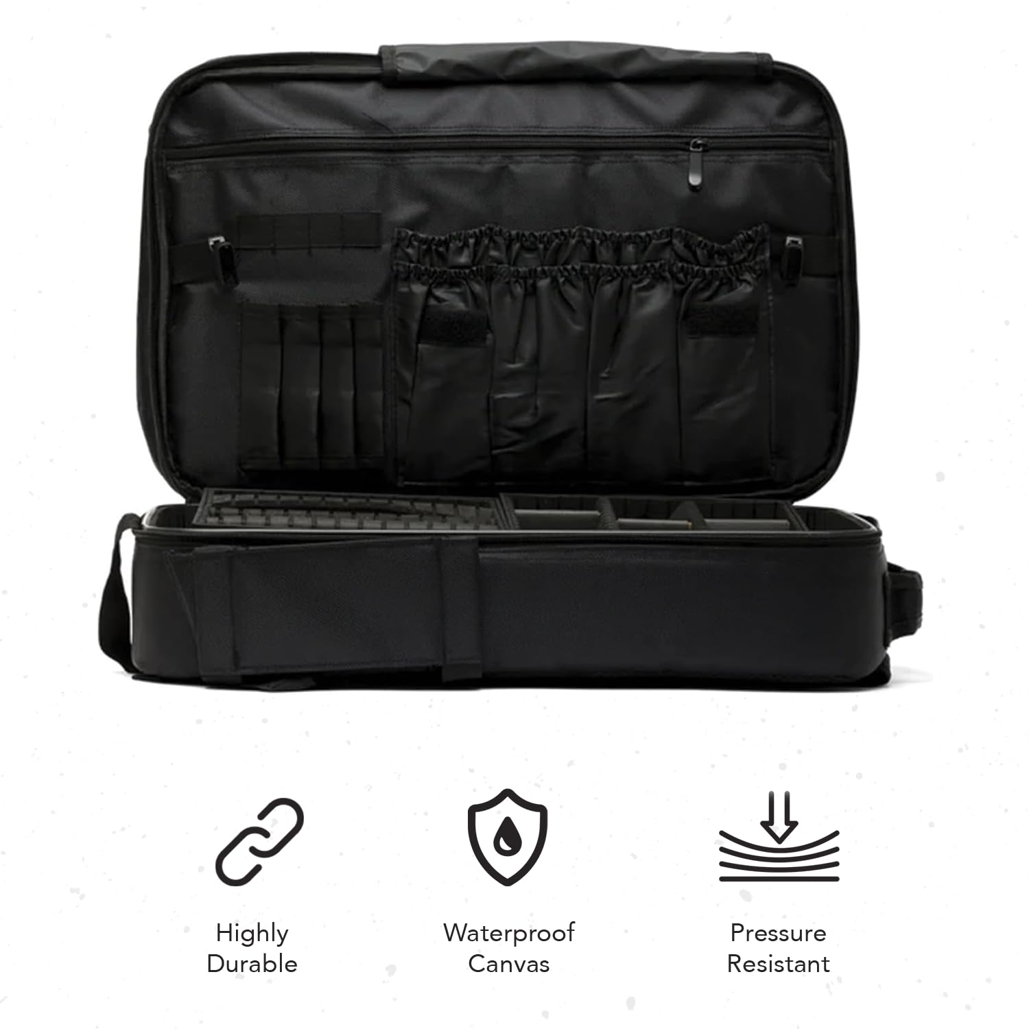 Gentlemen Republic Barber, Stylist & Cosmetic Bag - Professional Grooming Organizer for Men | Ideal for Travel, Salon & Home Use