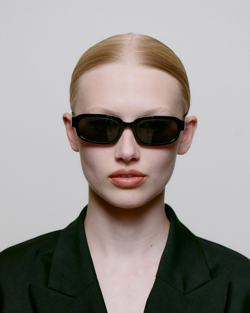 A. Kjaerbede Black Sunglasses for Men & Women - Stylish UV Protection Shades for Outdoor Activities, Driving, and Beach Vacations