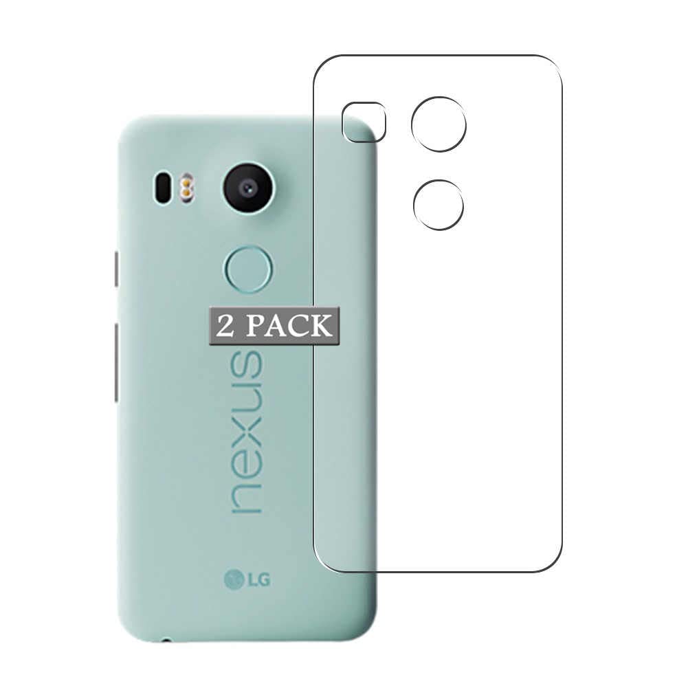 2-Pack LG Google Nexus 5X Back Protector Film - TPU Guard Cover Skin Sticker (Not Front Screen Protector) | Scratch Protection & Shock Absorption for Daily Use, Travel & Outdoor Activities