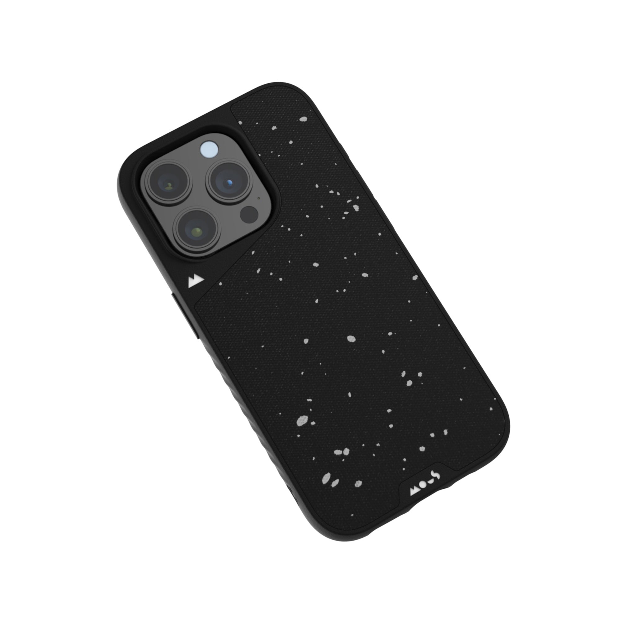MagSafe® Compatible Speckled Fabric Phone Case for iPhone 14/13/12 Pro Max - Slim Protective Cover with Grip | Perfect for Work, Travel & Everyday Use