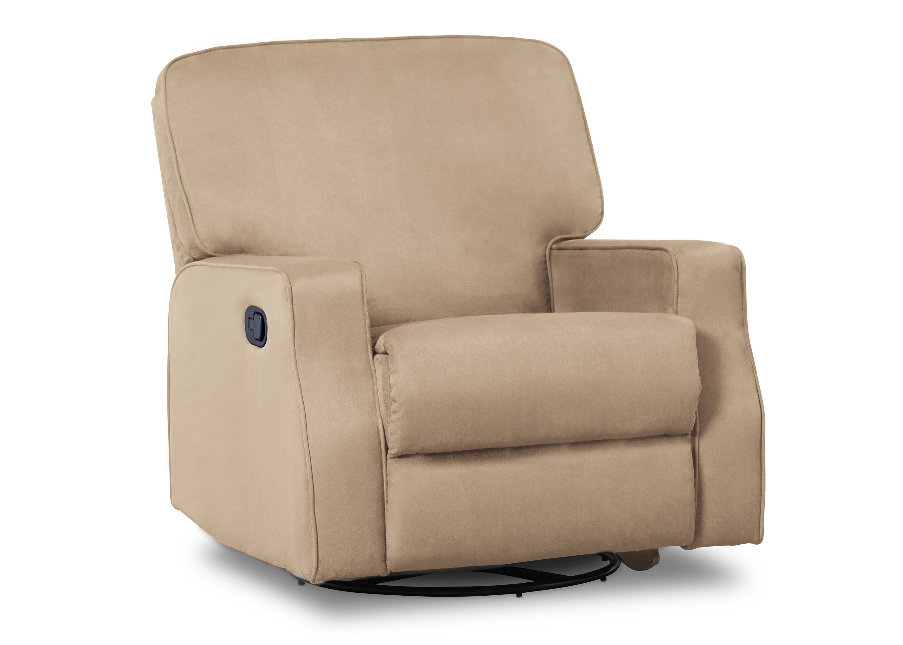 Charlie Nursery Recliner Swivel Glider Chair - Comfortable Rocking Chair for Breastfeeding and Baby Care - Perfect for Nursery, Bedroom & Living Room