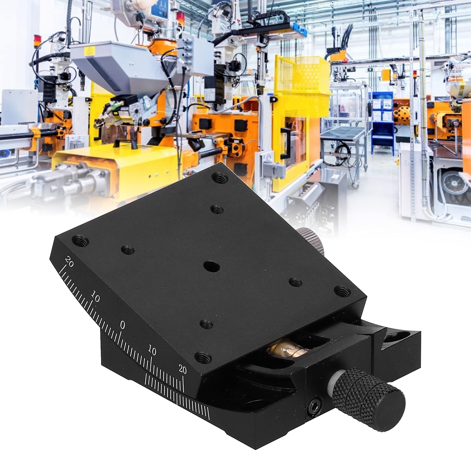 Fafeicy HXV-A60 Linear Stage with ±10° Angle & 20mm Stroke - for Precision Motor Alignment