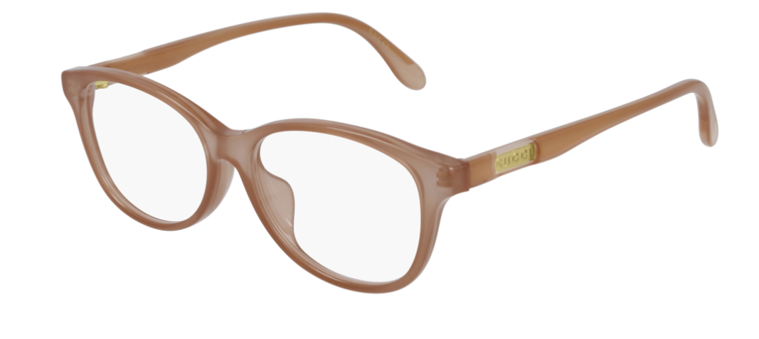 Gucci GG 0795OK 003 Pink Oval Women's Eyeglasses - Fashion Designer Sunglasses for Women, Lightweight & UV Protection - Perfect for Everyday Wear, Office & Outdoor Activities