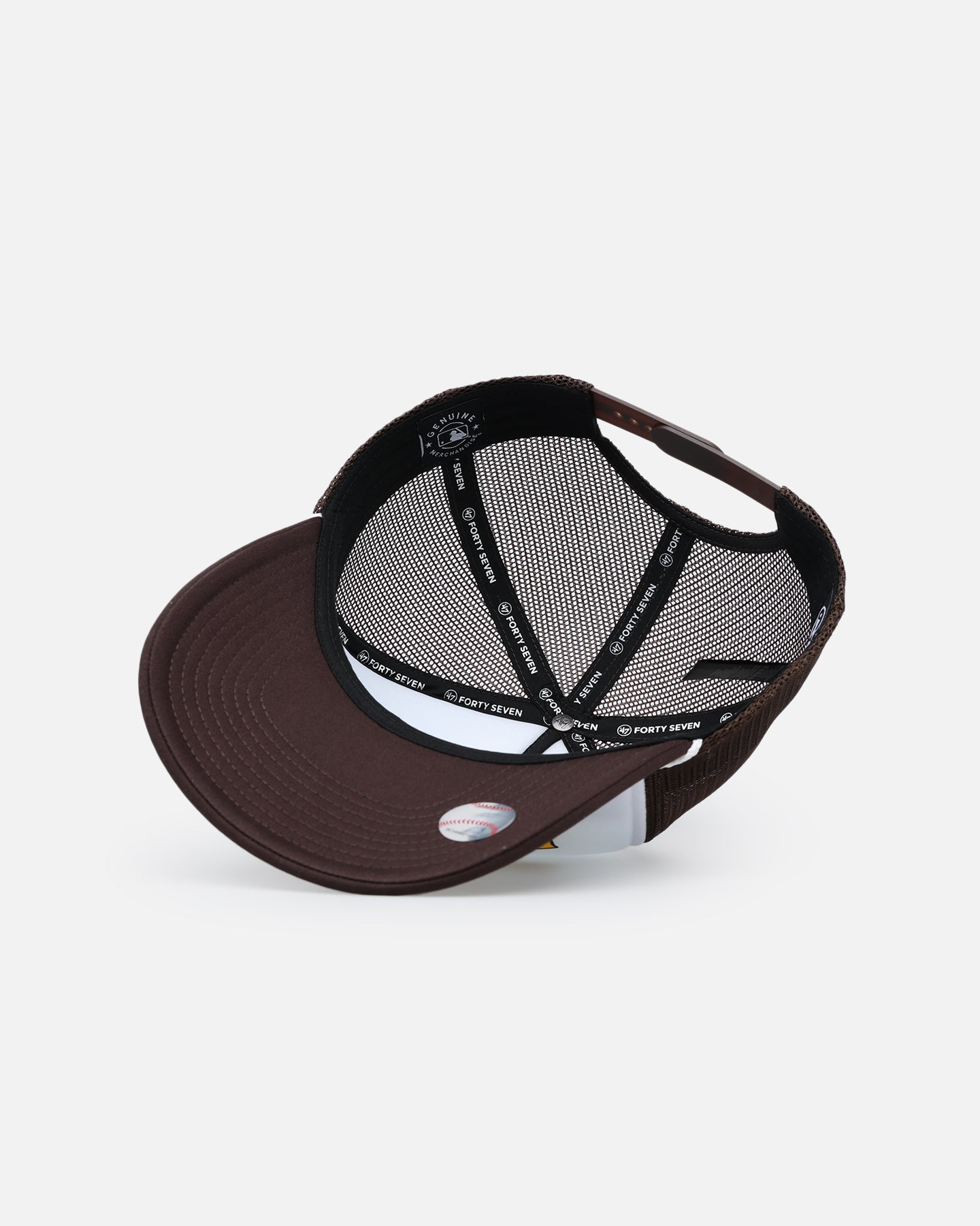47 Brand San Diego Padres '47 Region Foam Trucker Snapback Hat - Navy Blue Adjustable Baseball Cap for Men & Women - Perfect for Sports Fans, Casual Wear & Outdoor Activities