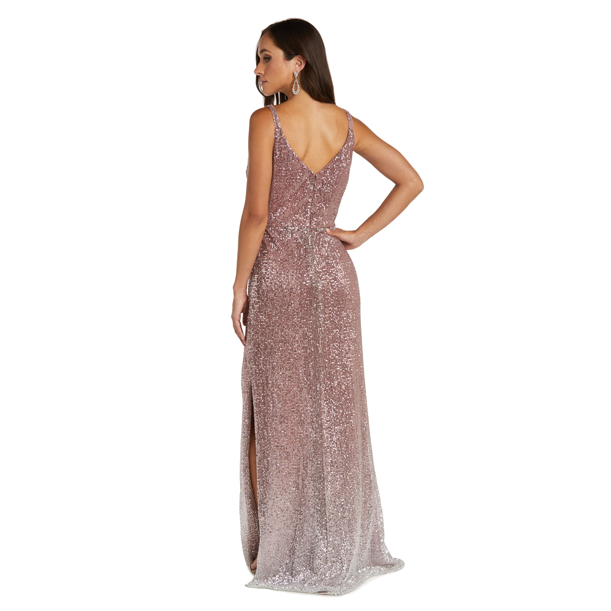 Nightway Women's Elegant Cocktail Dress - Sexy Long Sleeve Formal Gown for Evening Parties, Prom, Weddings & Special Occasions