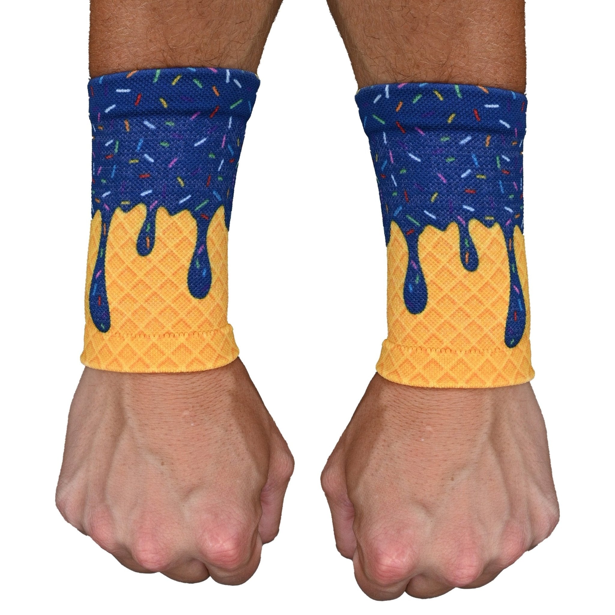 Royal Ice Cream Wrist Support Sleeves - Breathable Compression Brace for Carpal Tunnel, Arthritis & Tendonitis Relief - Perfect for Gaming, Typing & Office Work