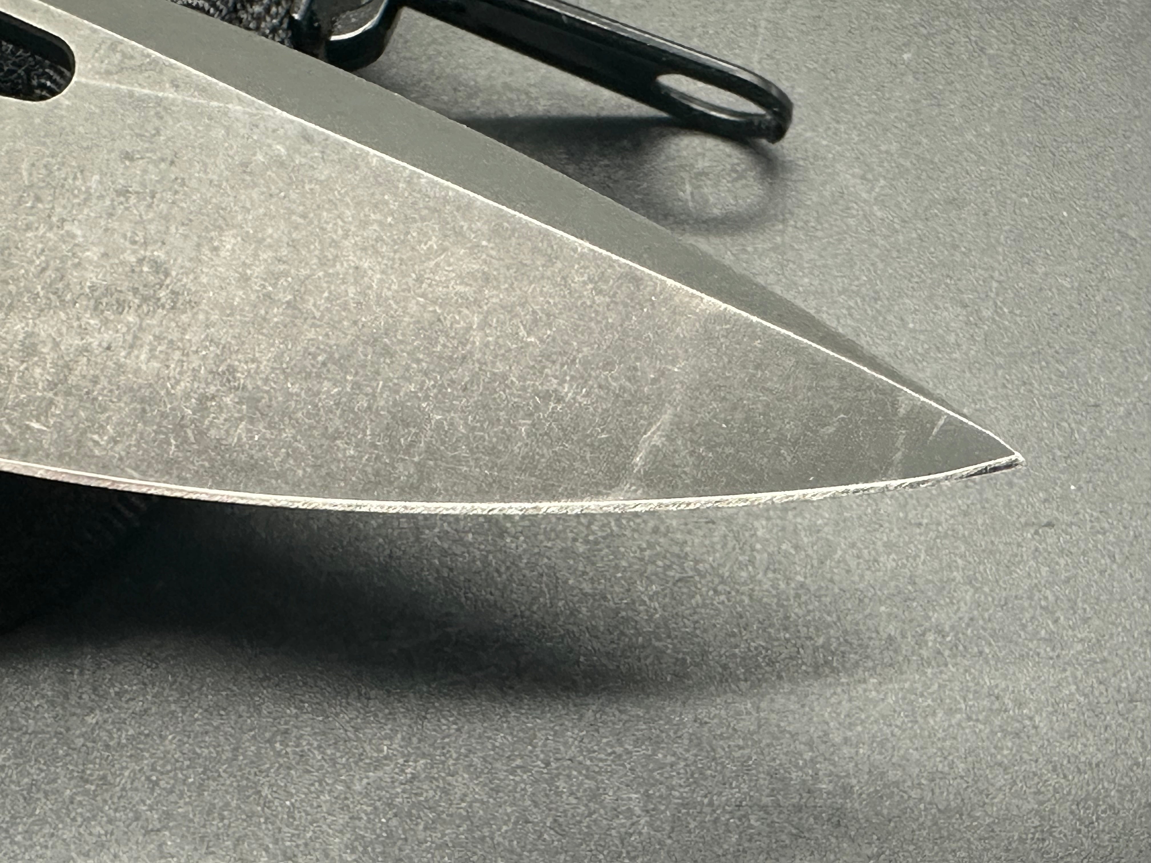 SENCUT Honoris Flipper Knife - Black Micarta Handle, 3.47