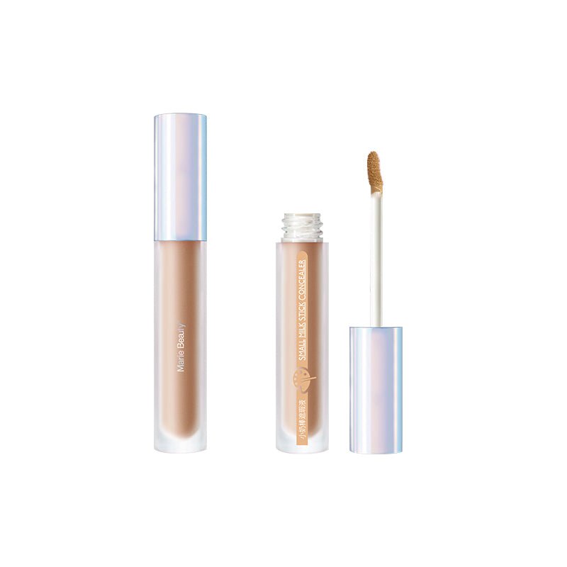MARIE BEAUTY Small Milk Stick Concealer - Creamy Full Coverage Liquid Concealer for Dark Circles, Blemishes & Acne - Perfect for Everyday Makeup & On-The-Go Touch Ups