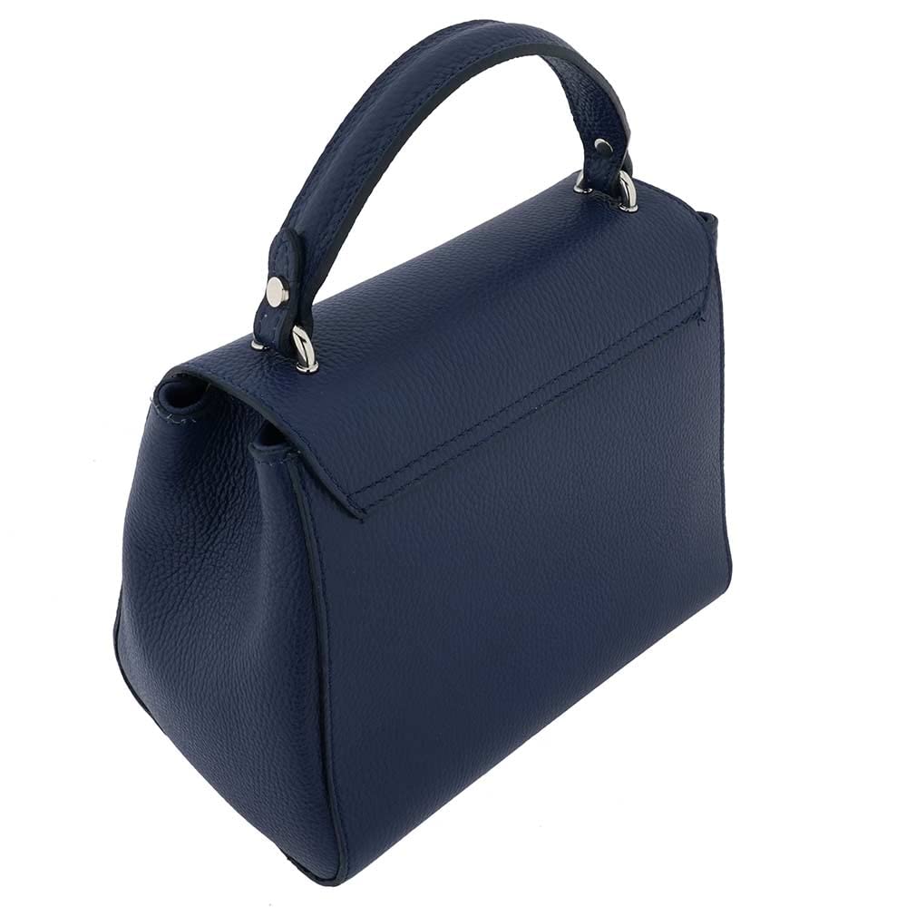 Genuine Italian Leather Satchel Handbag for Women - Top Handle Purse for Work, Travel & Everyday Use