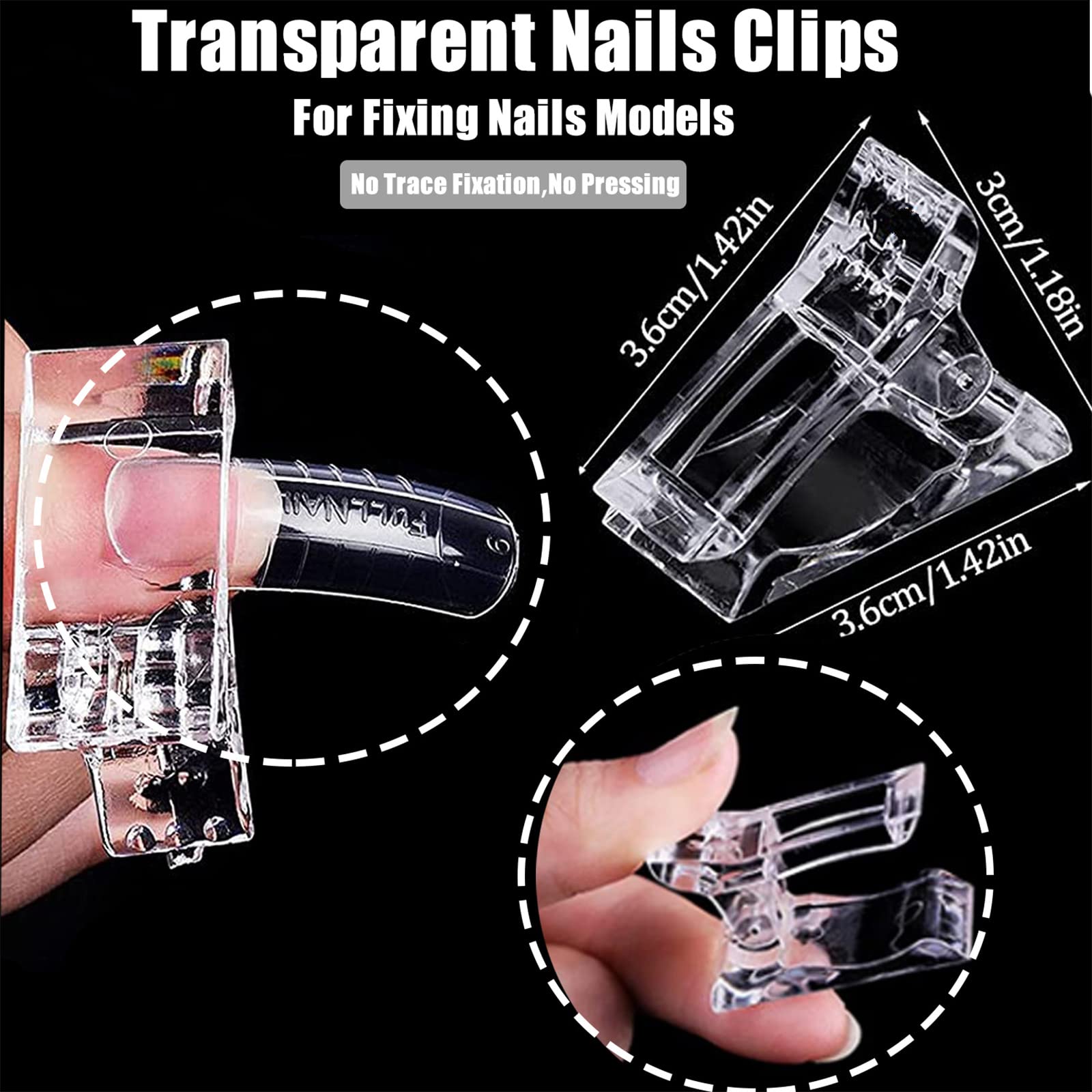 NAISKA 120Pcs Clear Acrylic Coffin Nail Forms Set - 12 Sizes Gel Nail Extension Mold Kit with Dual-Ended Polygel Brush, 7-Way Nail File & 5 Nail Tools | Professional DIY Manicure & Nail Art Supplies for Salon & Home Use