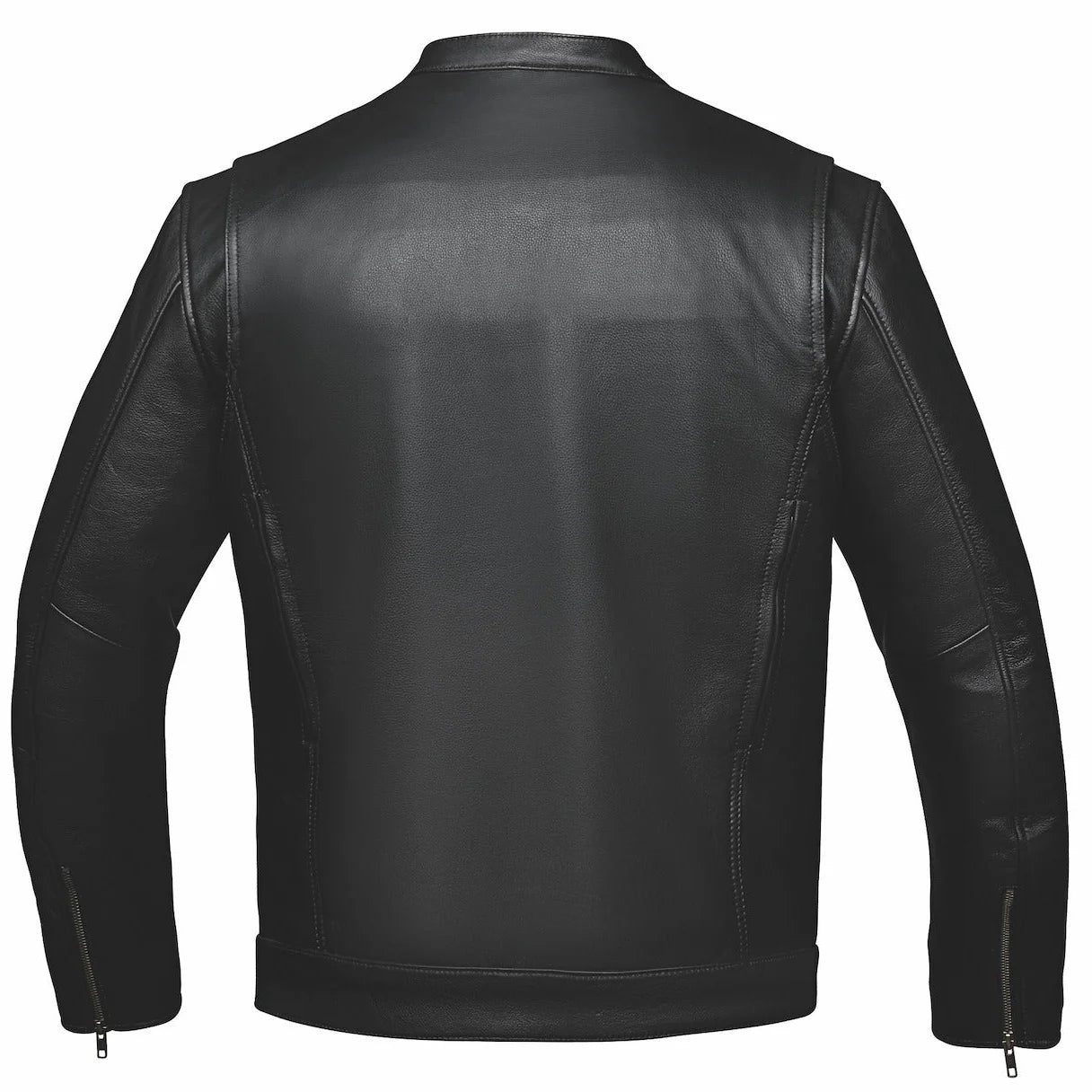 UNIK Leather Co. Men's Rampage Genuine Leather Motorcycle Jacket - Stylish & Durable Biker Jacket for Riding & Casual Wear