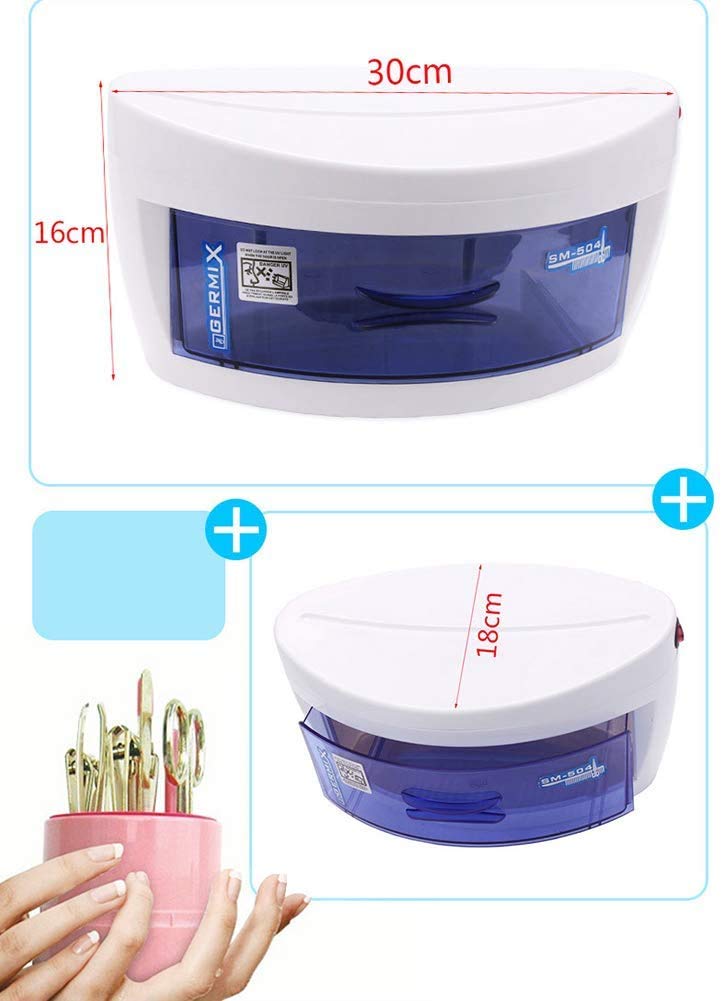 Kenley UV Sterilizer Cabinet - Portable Single-Layer Drawer Disinfector for Beauty Salon, Spa, Tattoo & Nail Tools | Mobile UV Sanitizer for Hair Equipment & Professional Tools | Perfect for Salon Hygiene & Tool Sterilization
