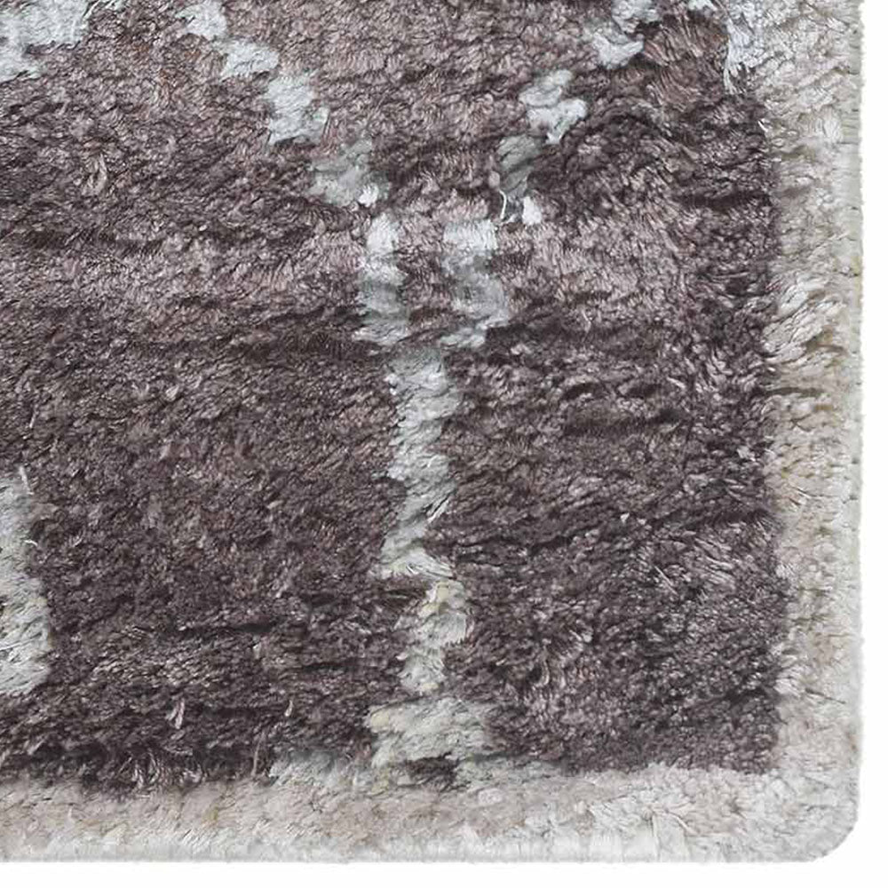 Hand Knotted Hypnotic Design Area Rug - Boho Chic Home Decor for Living Room, Bedroom & Office