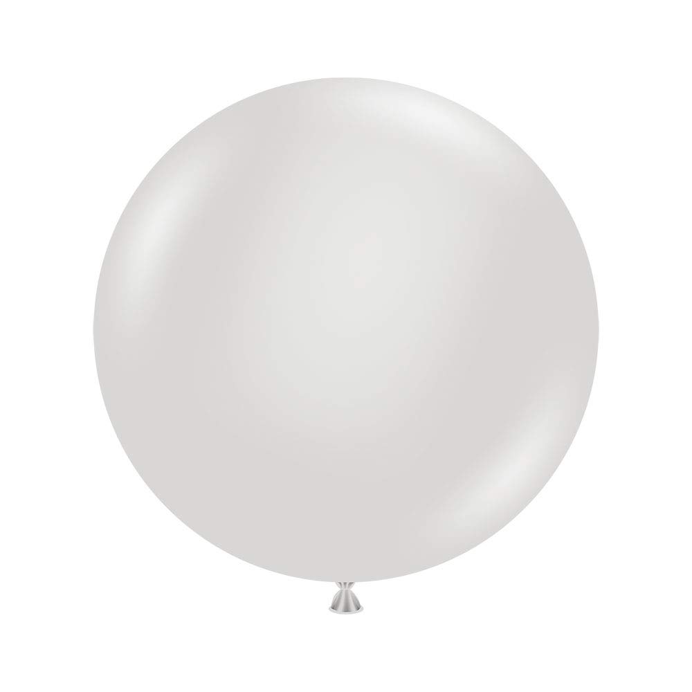Tuf-Tex 24 Inch Fog Latex Balloons for Party Decorations, Birthday Celebrations, and Special Events