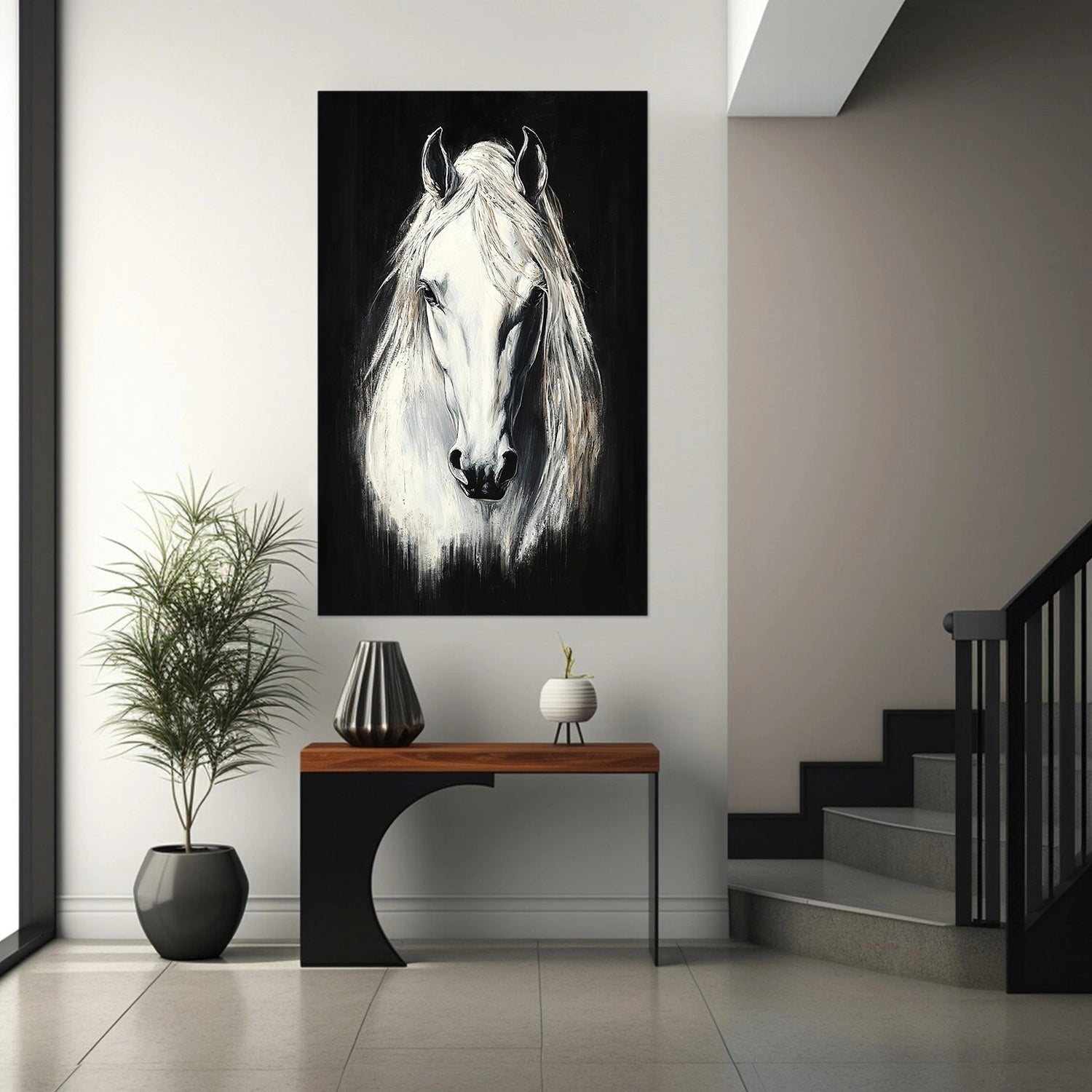 Animal Art Painting #AP102 - Handmade Canvas Wall Decor for Living Room, Bedroom & Office - Perfect Gift for Pet Lovers & Home Decor