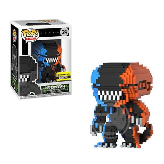 Funko Pop! 8-Bit ALIEN: Xenomorph Action Figure - Exclusive Edition #24 | Perfect for Gamers & Sci-Fi Collectors | Great for Display, Gifts & Pop Culture Decor