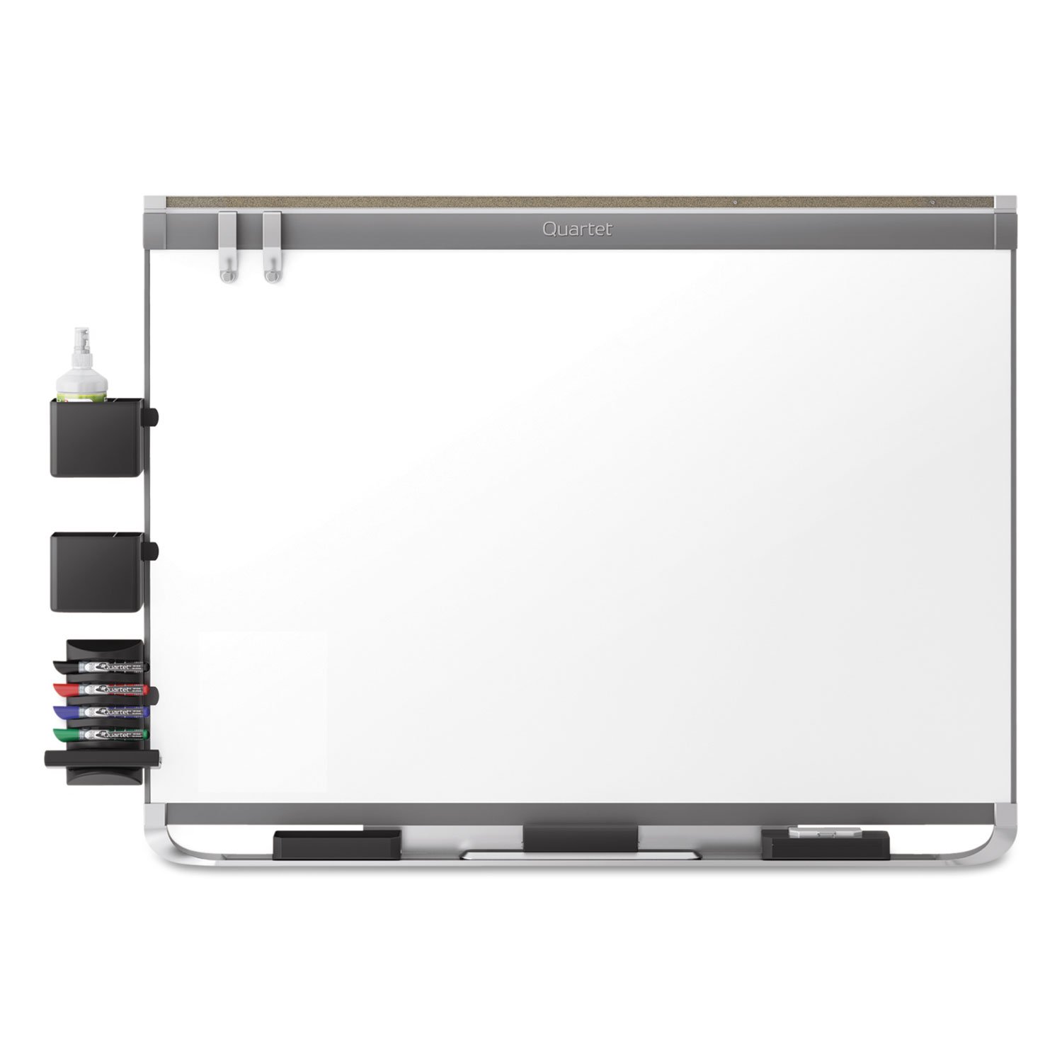 Quartet Magnetic Whiteboard 4' x 3' - Porcelain Dry Erase Board with Graphite Frame | Premium Office & Classroom Whiteboard for Presentations, Teaching & Home Organization (P554GP2)