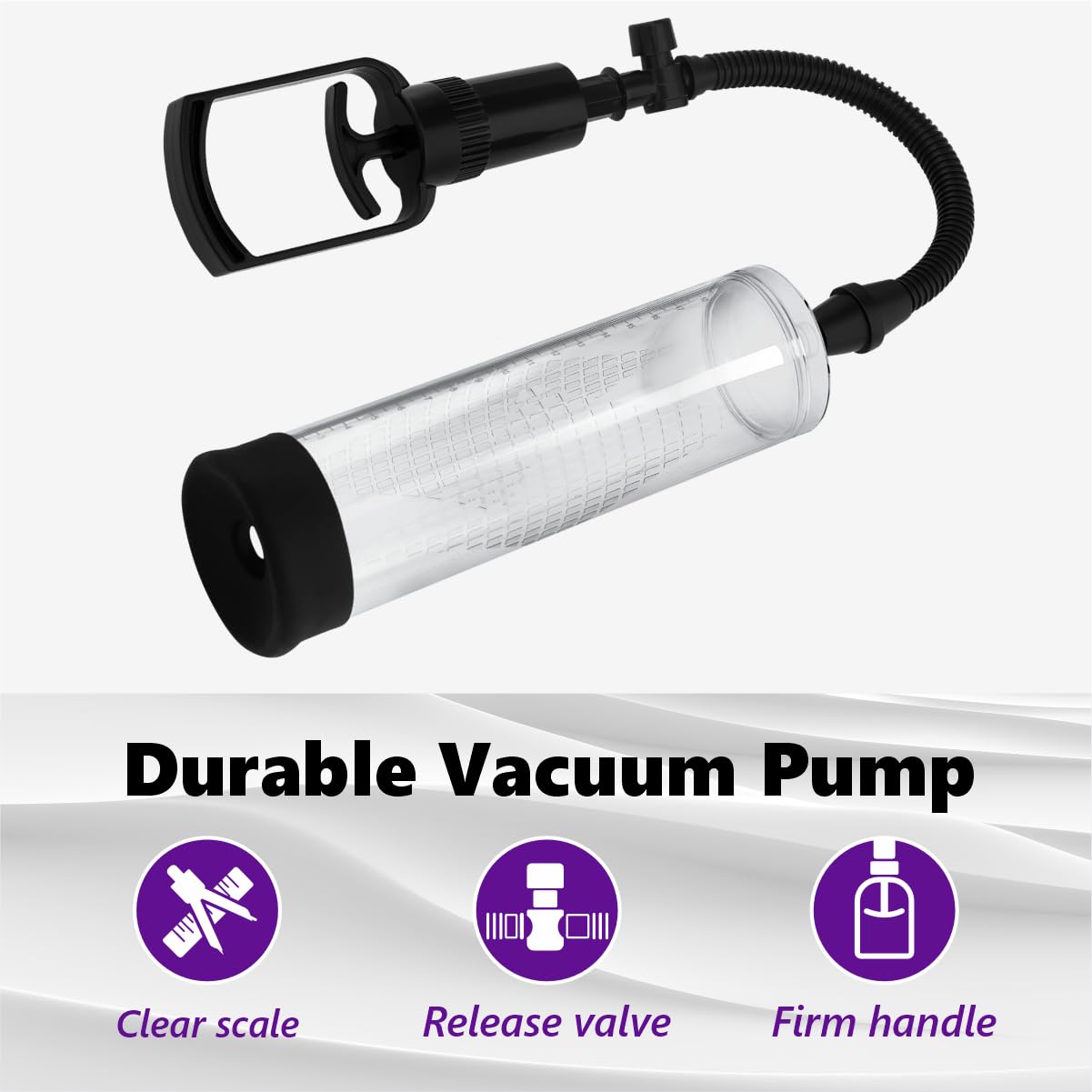 Premium Penis Pump for Men - Vacuum Therapy Enlargement Device with Strong Suction - Blue Male Enhancement Sex Toy for Couples & Solo Play - Perfect for Intimate Moments & Sexual Wellness