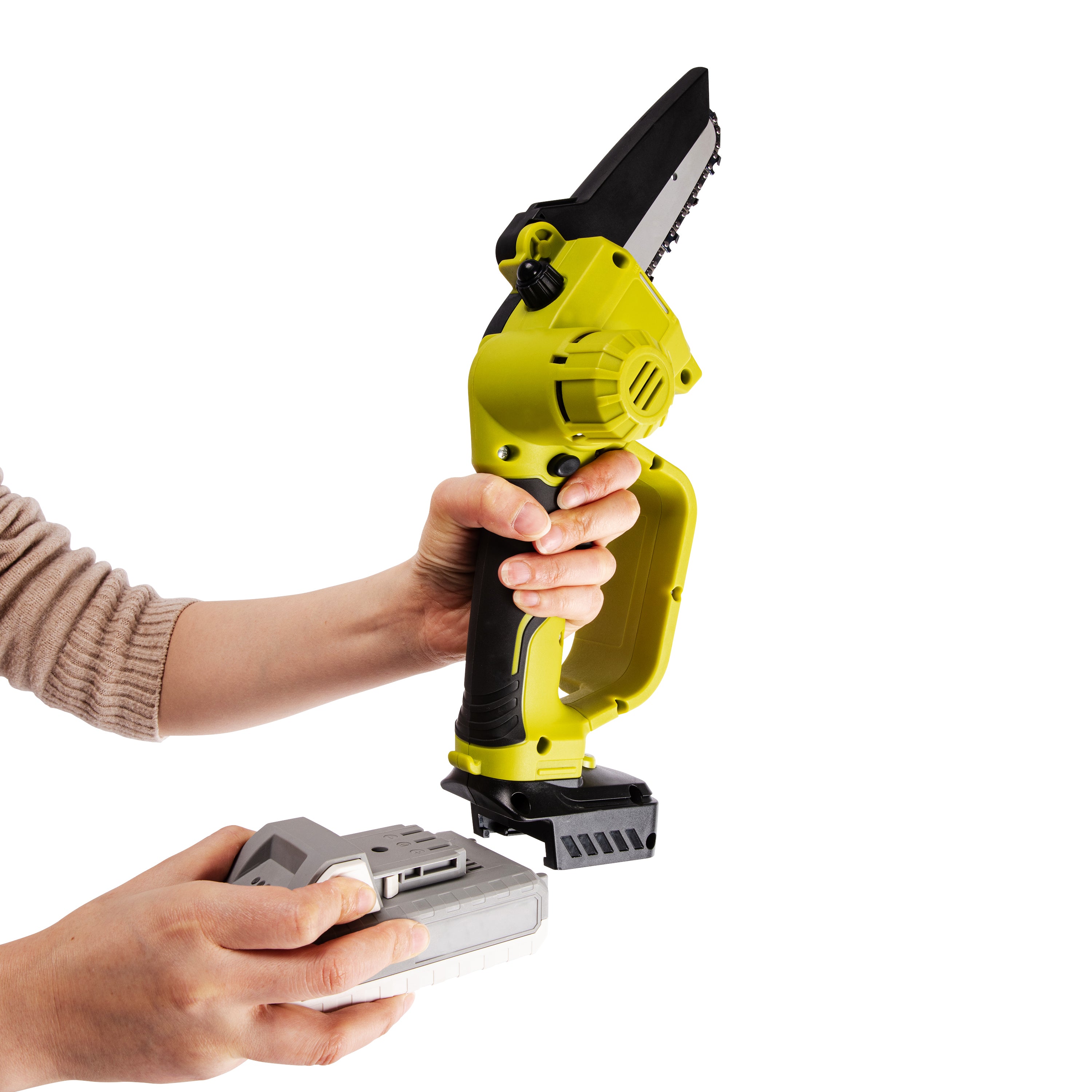 Sun Joe 24V Cordless Telescoping Pole Pruning Saw with 12 Ft Reach & 4000 RPM - Includes 2.0Ah Battery & Charger - Perfect for Tree Trimming, Landscaping & Garden Maintenance