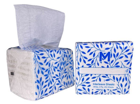 Premium 2-Ply 250-Sheet Interleave Toilet Tissue - 36 Pack Bulk | Soft Bathroom Tissue for Home, Office & Commercial Use | Ideal for Everyday Hygiene & Guest Bathrooms