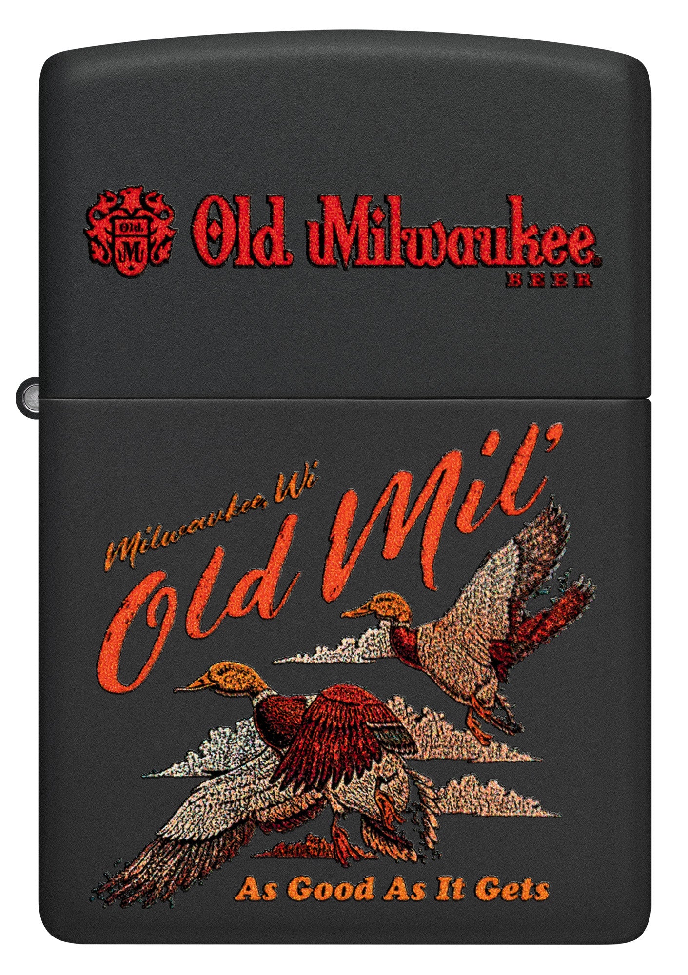 Old Milwaukee Duck Hunting Design T-Shirt - Vintage Waterfowl Hunting Graphic Tee for Outdoorsmen & Hunters - Perfect for Hunting Trips, Camping & Outdoor Adventures