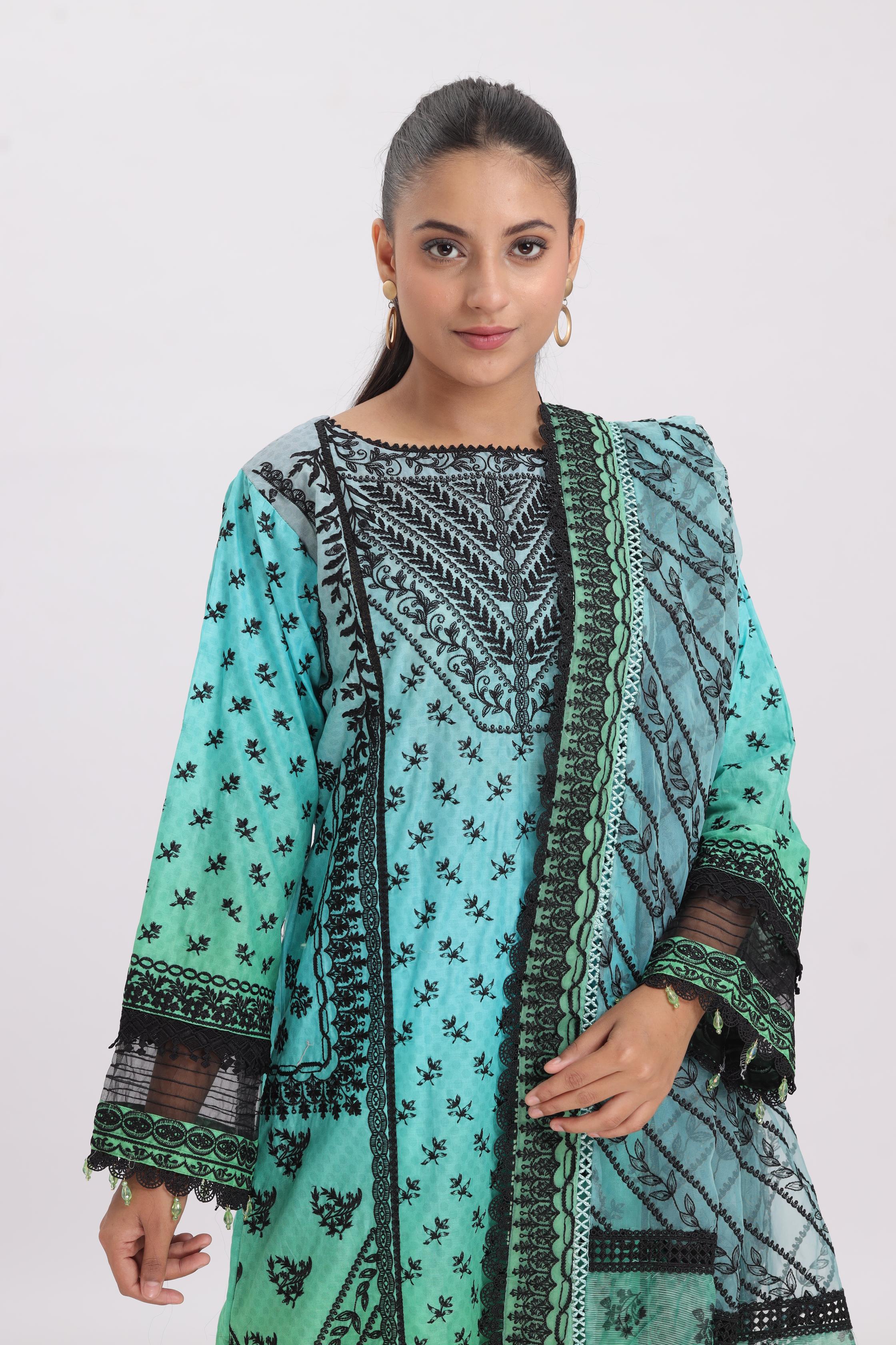 Sobia Nazir Luxury Lawn Stitched Suit - Premium Pakistani Designer Dress for Women - Perfect for Weddings, Parties & Special Occasions