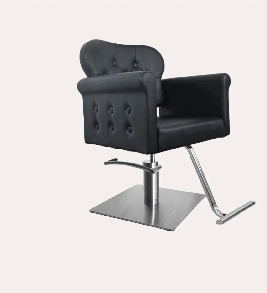 Stylish Glam Salon Chair for Hair Styling & Beauty Services - Perfect for Salons, Barbershops & Home Use