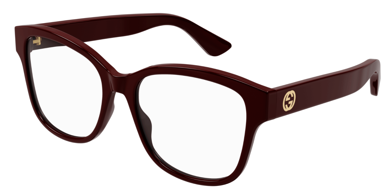 Gucci GG1340O 005 Red Square Oversized Women's Eyeglasses - Fashionable Sunglasses for Women, UV Protection, Perfect for Outdoor Activities & Daily Wear