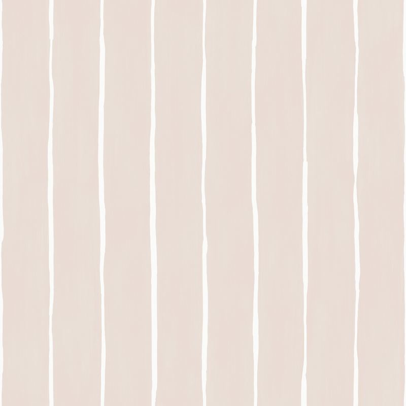 Cole and Son Marquee Stripe Wallpaper - Soft Pink 110/2012 Design | Premium Peel & Stick Wallpaper for Bedroom, Living Room, Nursery Decor