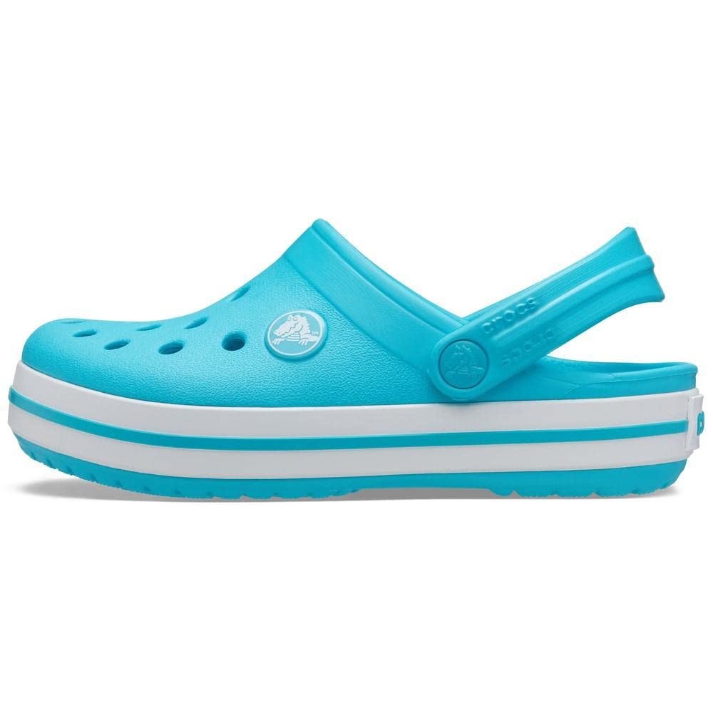 Crocs Unisex Kids Crocband Clog | Comfortable Lightweight Water Shoes for Boys & Girls | Perfect for Beach, Pool, and Outdoor Play