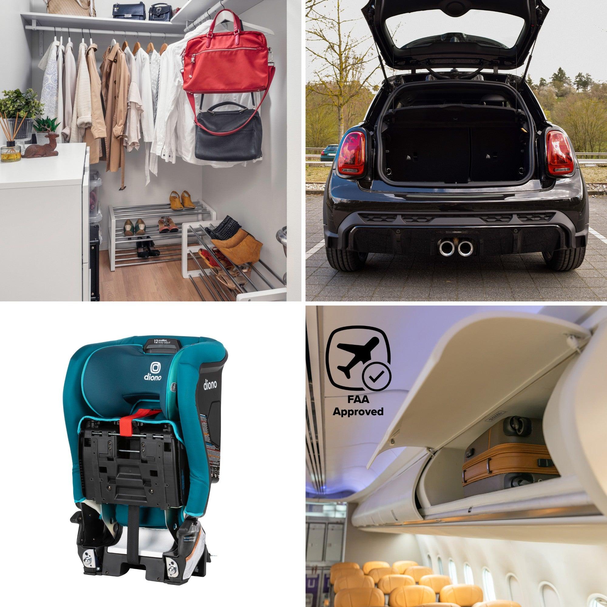 Diono Radian 3R SafePlus Convertible Booster Car Seat for Kids - Safe & Comfortable for Travel, School, and Family Road Trips