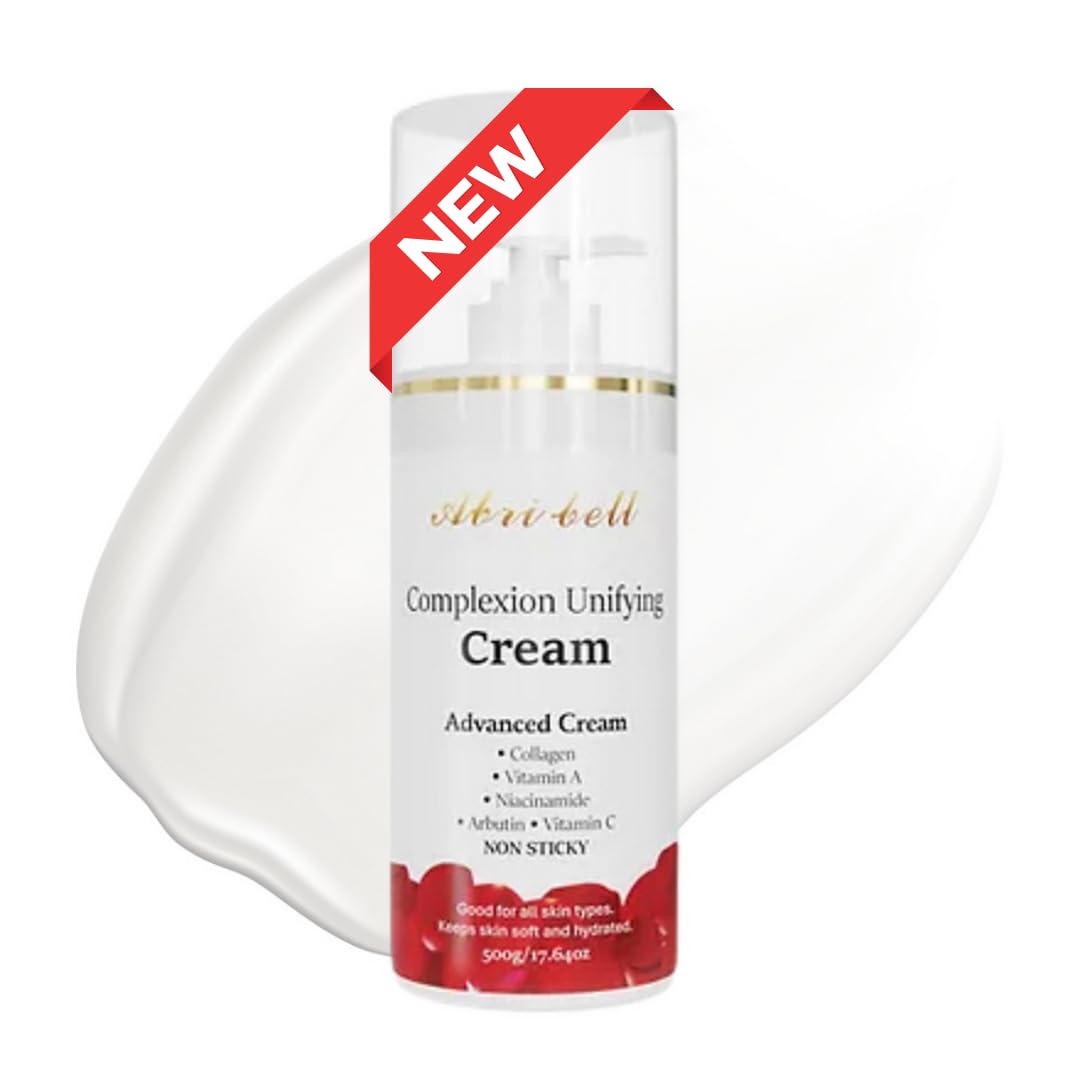 Advanced Skin Renewal Cream with Vitamin C, Niacinamide & Collagen - Brightening & Even Skin Tone Treatment for Face & Body - Reduces Age Spots, Sun Spots & Freckles - 17.64 fl oz - Perfect for Daily Skincare Routine & Anti-Aging Regimen