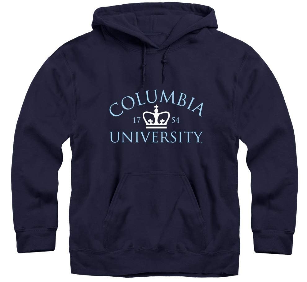 Columbia Hooded Sweatshirt with Crown Logo - Campus & Casual Wear