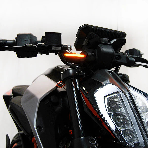 KTM 390 Duke Front Turn Signals LED Lights - Compatible with 2017-2022 Models | Motorcycle Indicator Lights for Enhanced Visibility & Safety | Perfect for Street Riding & Daily Commuting