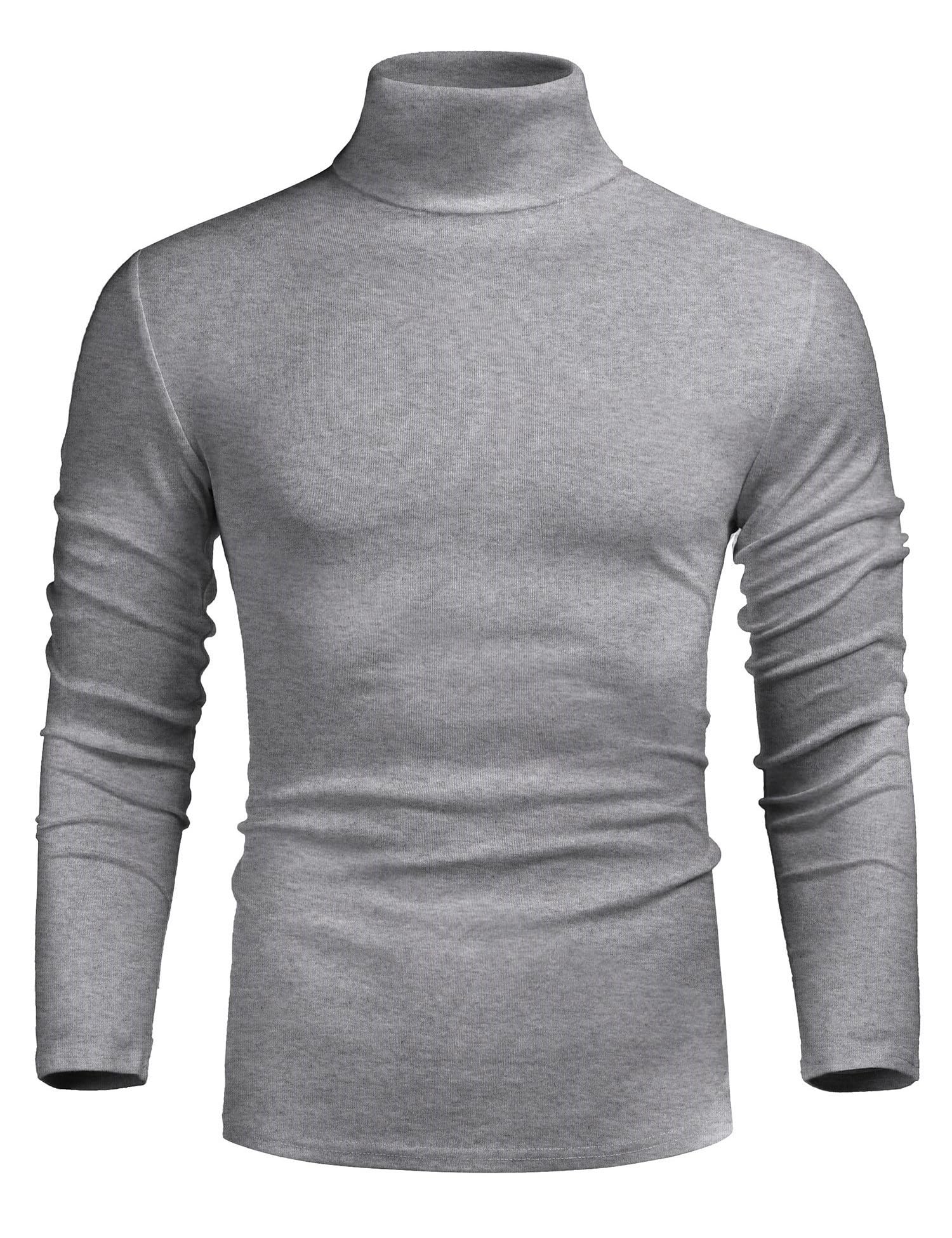iWoo Men's Slim Fit Turtleneck Pullover Sweater - Long Sleeve Casual Knit Top for Winter Warmth | Office Wear, Date Night & Holiday Outfits