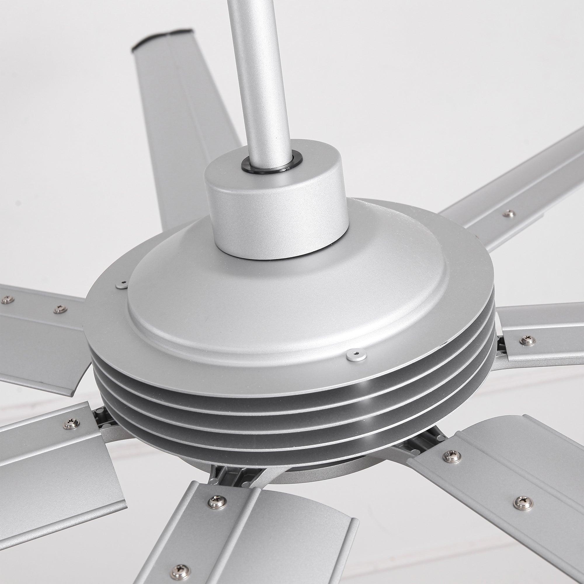84 Inch & 100 Inch Large Ceiling Fan with Remote Control - Ultra Quiet, High Airflow for Living Room, Bedroom, or Outdoor Patio