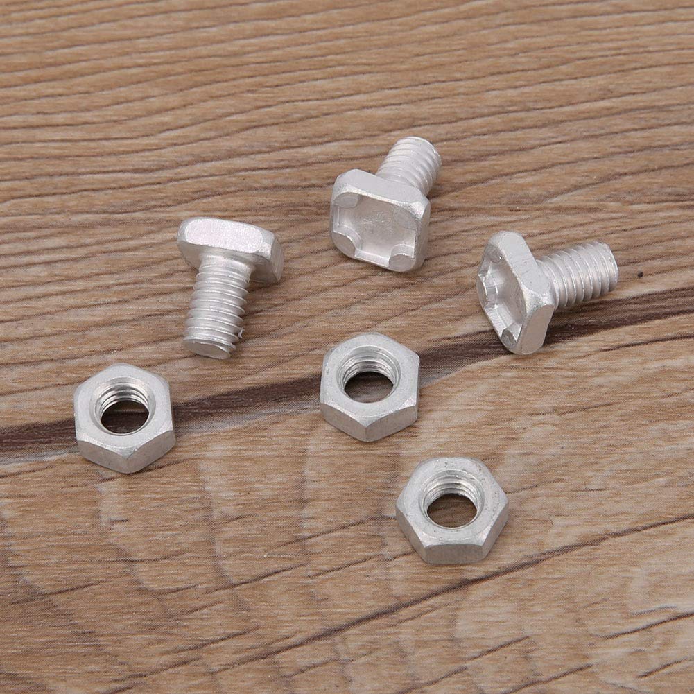 Heavy Duty Aluminum Nuts and Bolts Kit - 50 Sets for Greenhouse Construction & Maintenance - Durable Hardware for DIY Greenhouse, Garden Shed, and Outdoor Structure Assembly