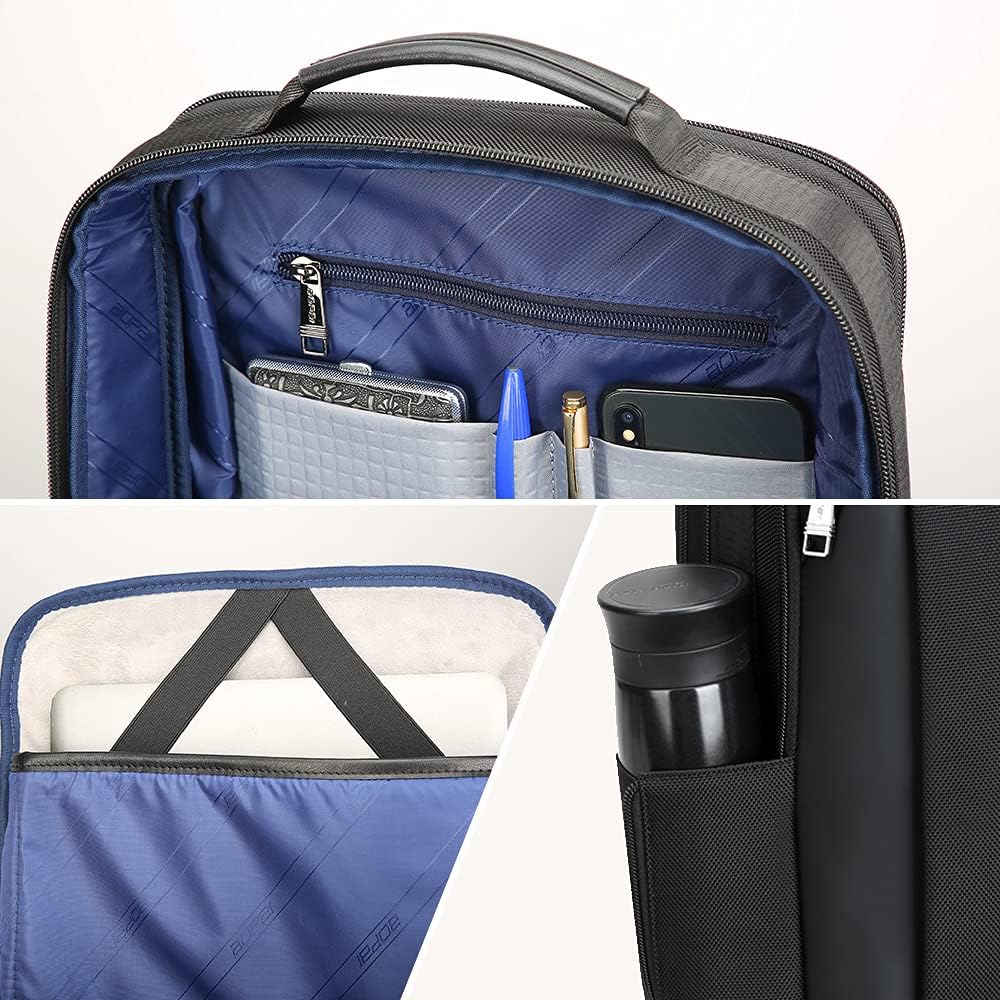 BOPai Expandable 15.6 Inch Anti-Theft Laptop Backpack for Men - Water Resistant USB Charging Business Travel Backpack with Smart Features - Perfect for Work, Commuting & Outdoor Adventures