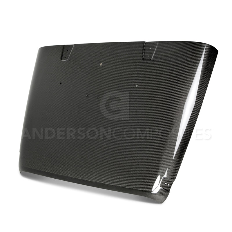 Anderson Composites OEM Carbon Fiber Hood for Jeep Wrangler JK (2007-2018) - Lightweight & Durable Replacement Hood for Off-Roading & Performance Upgrades