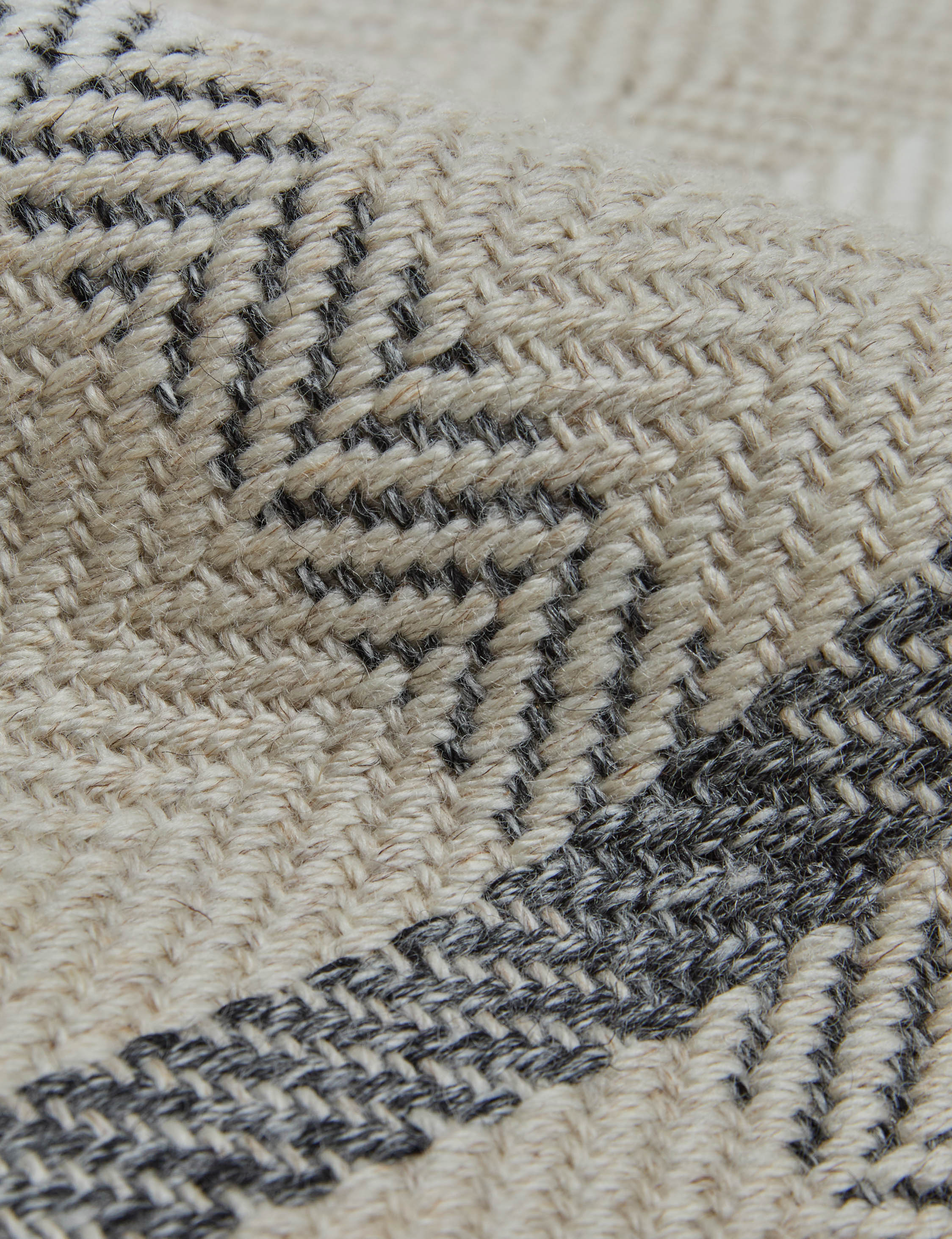 Handmade Custom Flatweave Wool Rug - Toasted Coconut Color 5.5'x6' - Boho Chic Living Room Decor, Bedroom Accent Rug, Cozy Home Office Carpet