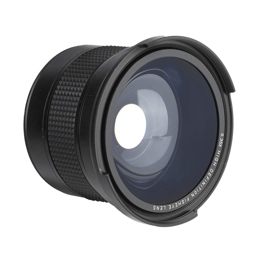 Professional 58MM Fisheye Lens for DSLR Cameras - Wide Angle Photography Lens for Outdoor, Travel & Action Shots - Perfect for Landscape, Street & Creative Photography