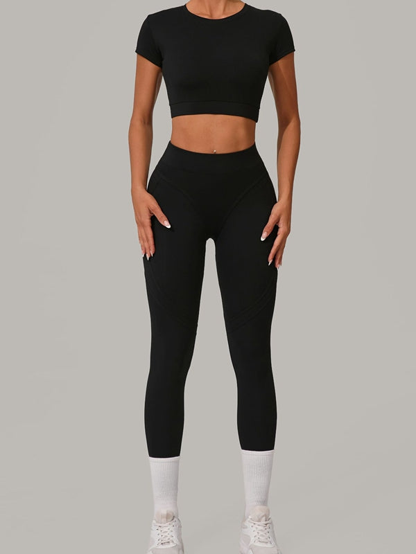 ZASUWA Women's Sexy Push Up High Waist Tracksuit Set - Gym Workout, Yoga, Lounge Wear for Women
