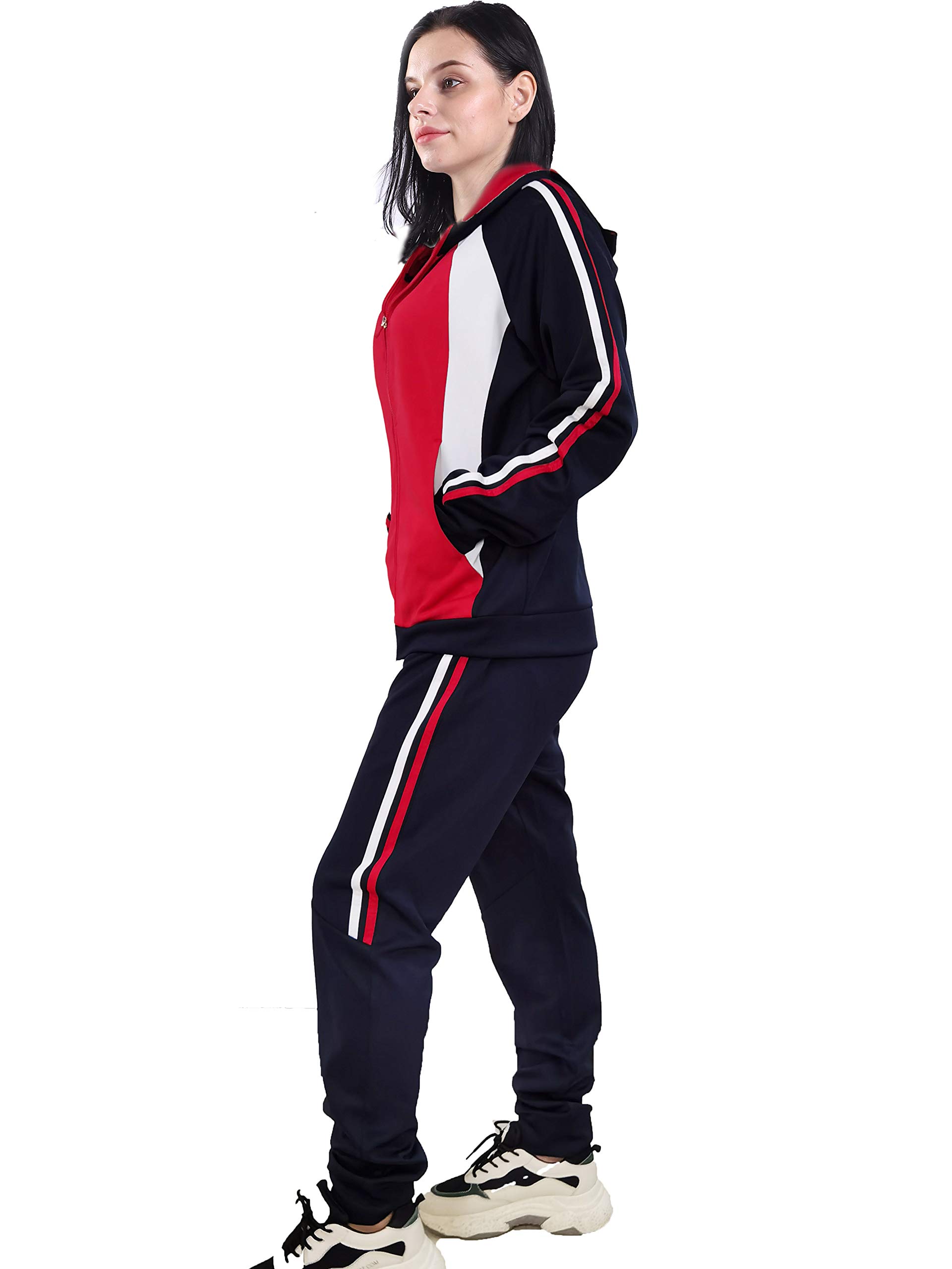 Women's Casual 2-Piece Track Suit Set - Comfortable Sweatsuit for Running, Yoga & Lounge Wear | Perfect for Gym, Travel & Everyday Outfits