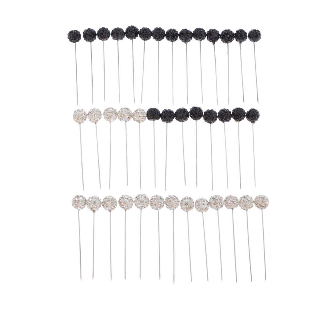 Ubersweet 40pcs Hijab Pins Ball Head Needles for Women - Secure Scarves & Veils