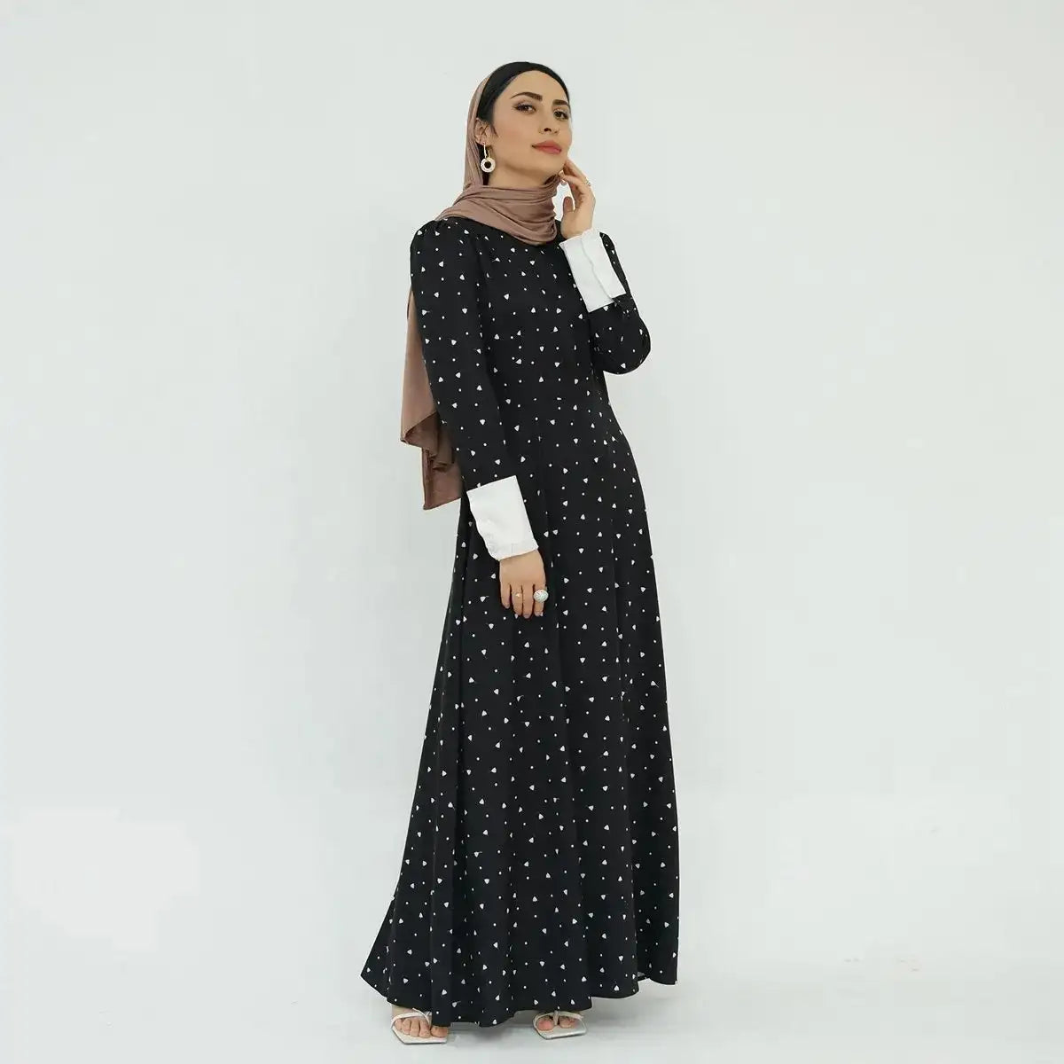 Elegant Modest Fashion Abaya Dress #24791 - Perfect for Prayer, Special Occasions & Everyday Wear