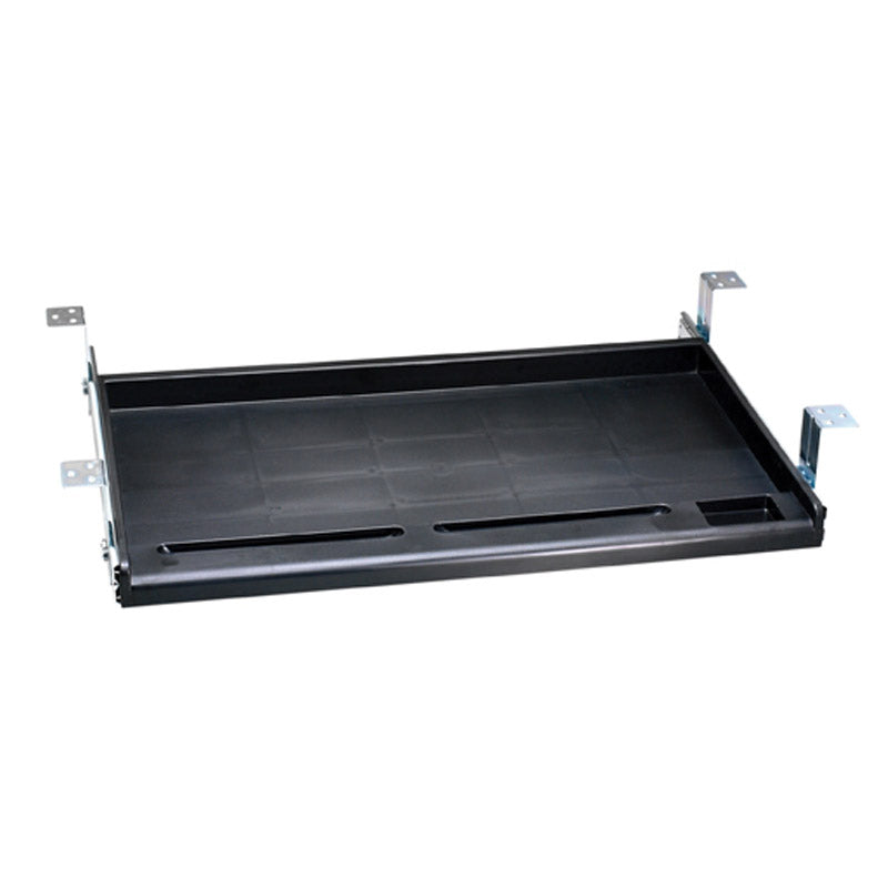 Ergonomic Under Desk Keyboard Tray - Adjustable Slide-Out Computer Keyboard Holder for Office & Home Workspace - Space Saving Solution for Desks, Improves Posture & Comfort