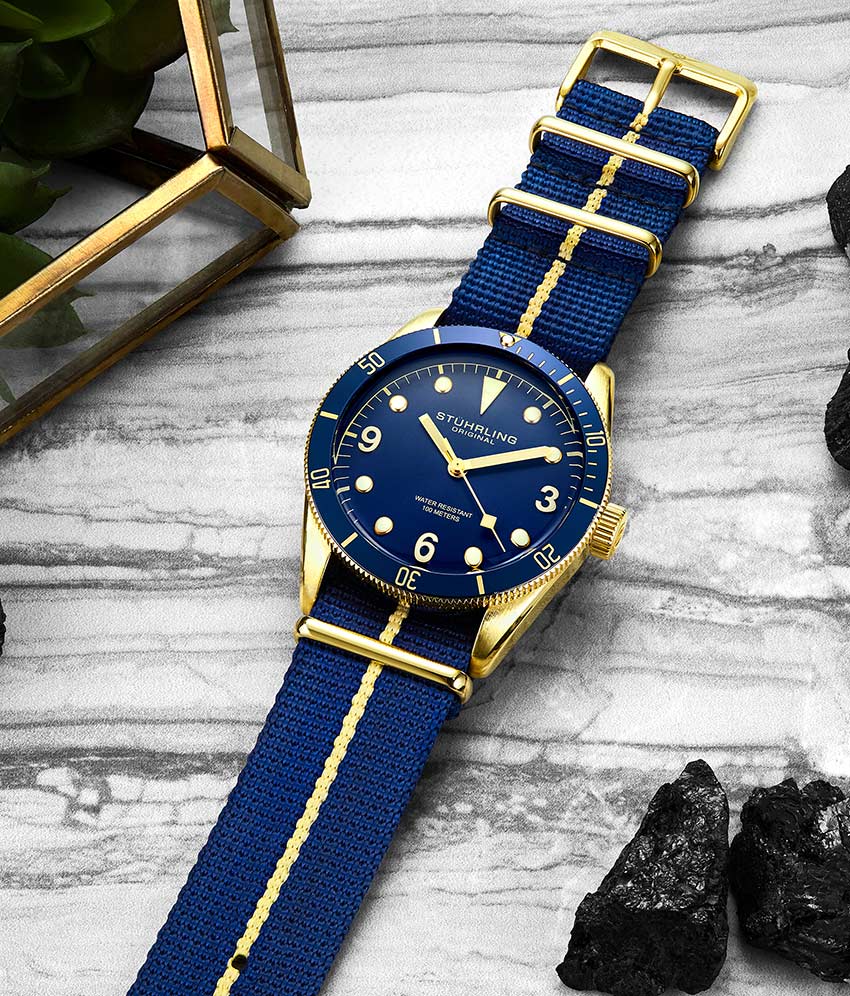 Forti 3958 Quartz 41mm Diver Watch - Waterproof Stainless Steel Sports Watch for Men - Perfect for Scuba Diving, Swimming & Outdoor Adventures