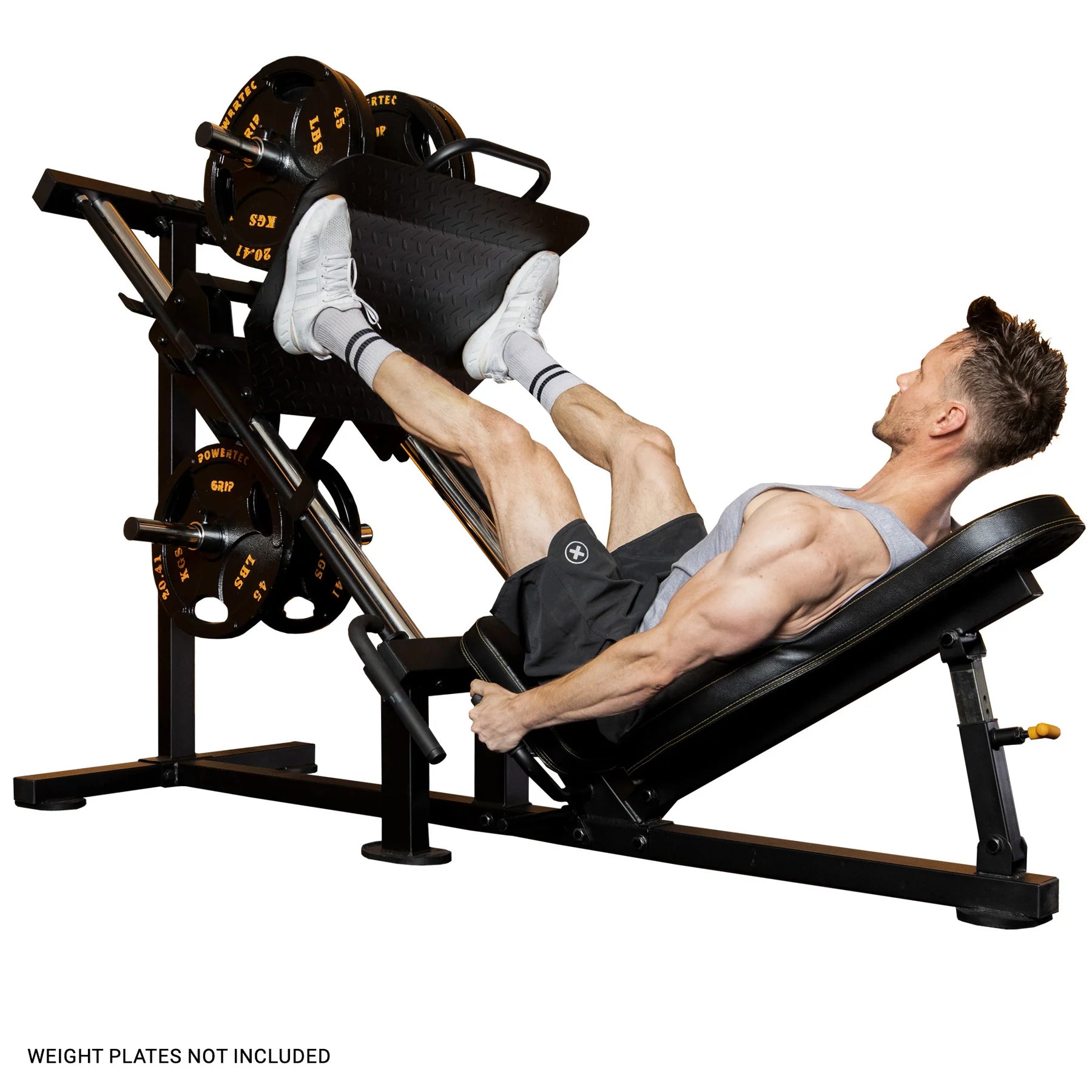 Powertec Leg Press Machine LP1923 - Heavy Duty Home Gym Equipment for Strength Training & Leg Workouts - Perfect for Home Gyms & Fitness Studios