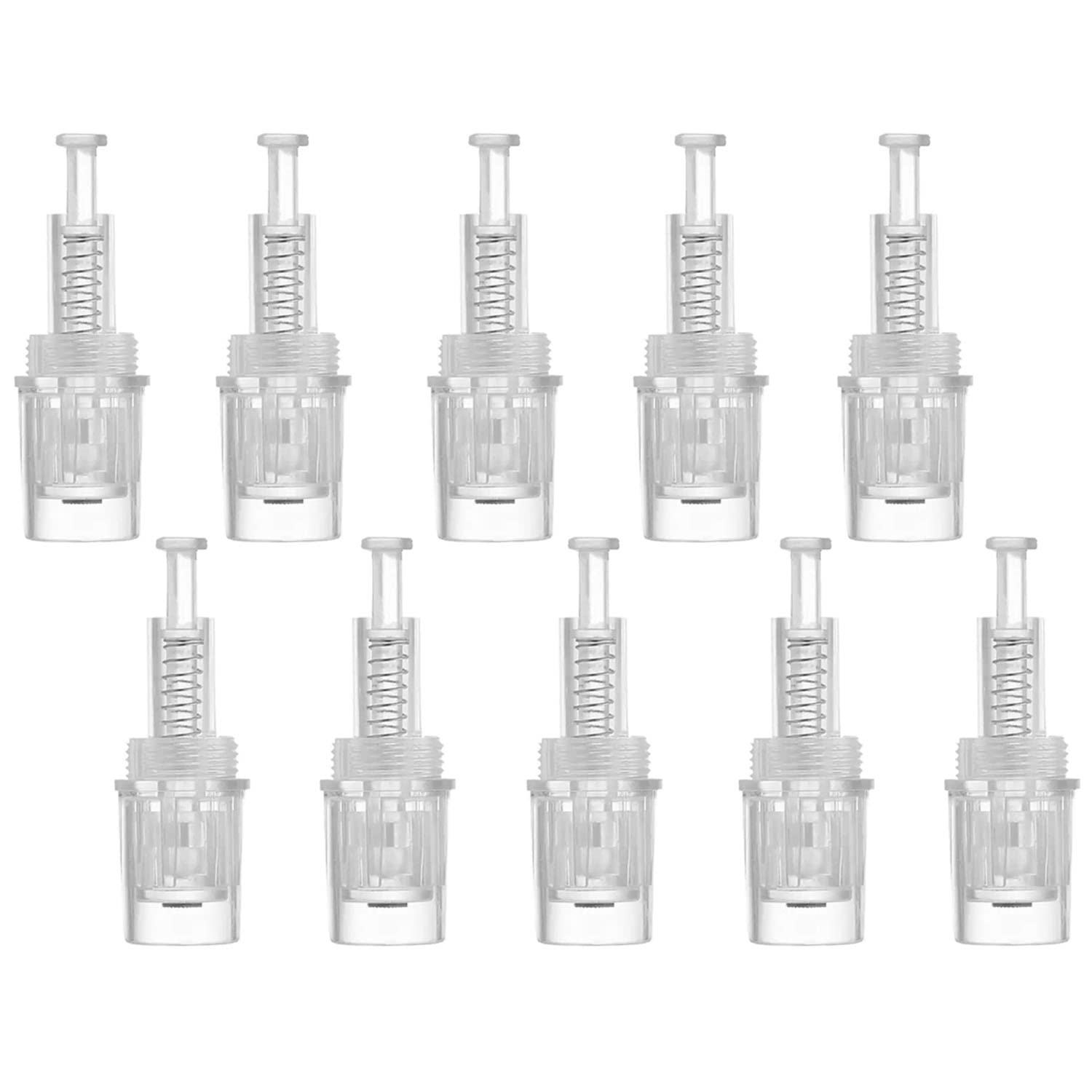 PIPM Derma Pen Needles - 10 Pack Nano Needles J114-Nano for Microblading & Skincare - Professional Microneedling Cartridges for Derma Roller & Facial Rejuvenation