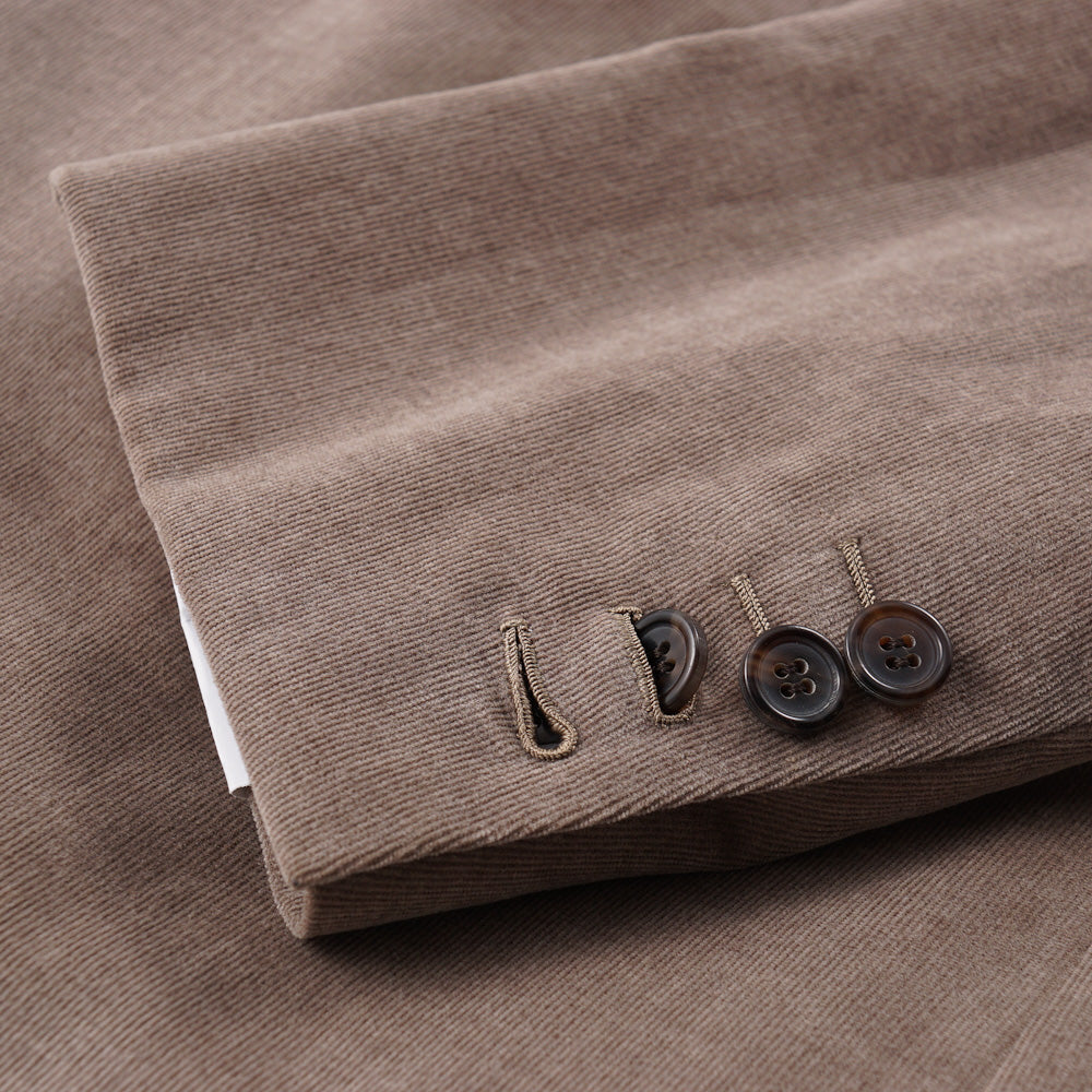 Luxury Brioni Men's Cotton Cashmere Suit with Peak Lapels - Premium Business Formal Attire for Weddings & Executive Meetings